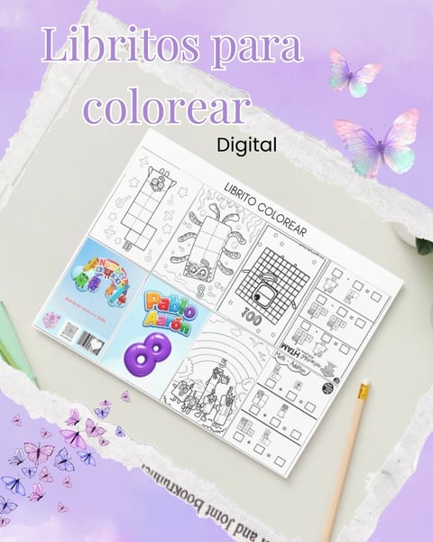 Digital coloring books in Spanish